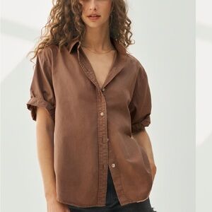 Denim Forum Jane Button Down Shirt